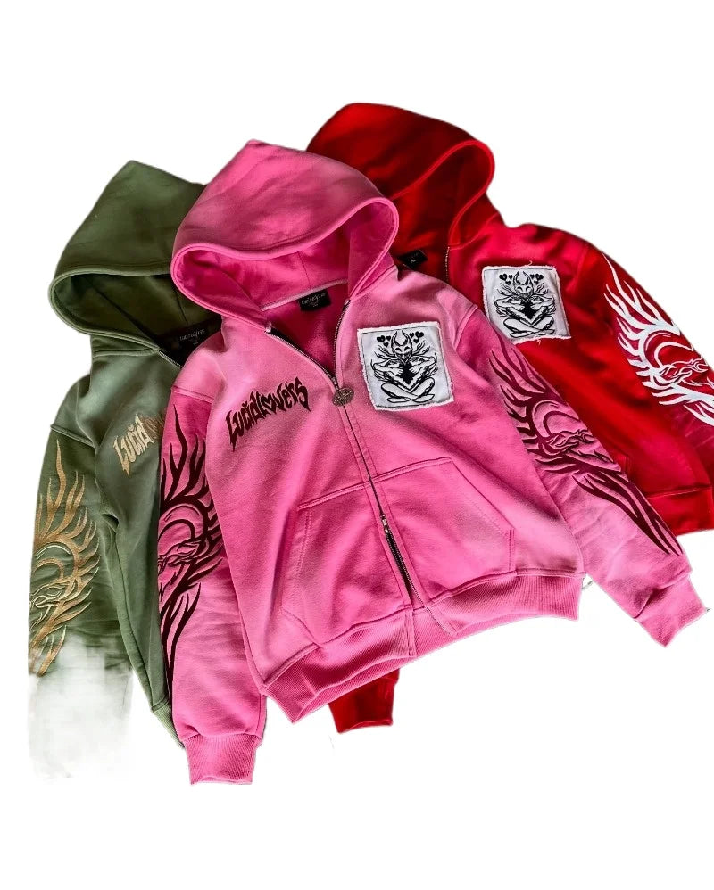 Urban Oversized Zip Hoodie