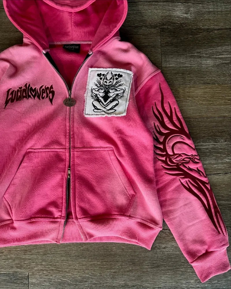 Urban Oversized Zip Hoodie