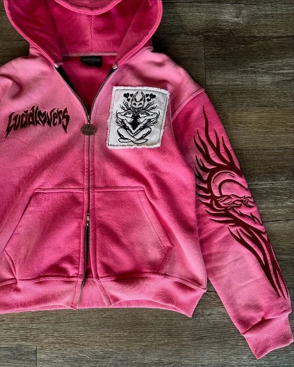 Urban Oversized Zip Hoodie